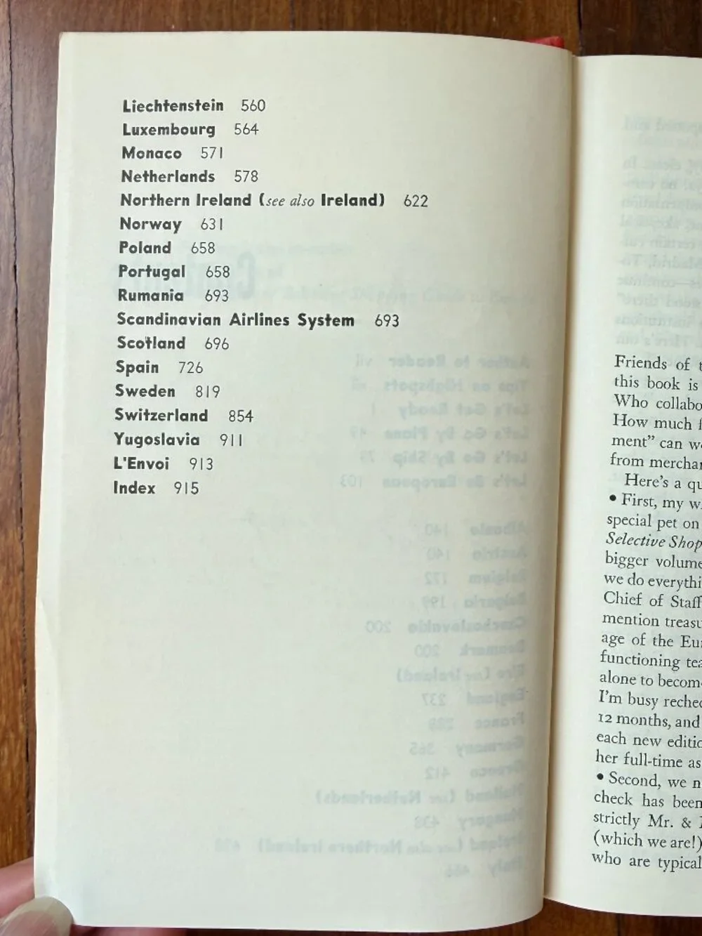 Vintage 59-69 Fieldings Travel Guide to Europe